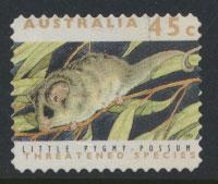 Australia SG 1330p  Used perf 11½ phospher band -Threatened Species - Possum