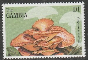 GAMBIA, 1997, MNH 1d, Mushrooms Scott 1876