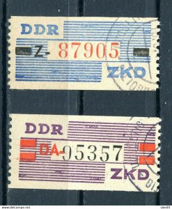 Germany DDR 1960 Officials Overprint Not issued  Mi III-IV MH/U  CV 120 euro 109