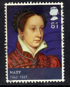 GB 2010 QE2 81p Mary House of Stewart Used SG 3051 ( M412 )