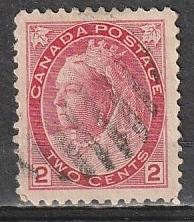 #77 Canada Used QV Numeral Issue