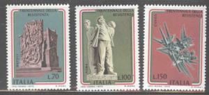 Italy Scott 1185-1187  MNH** 1975 set