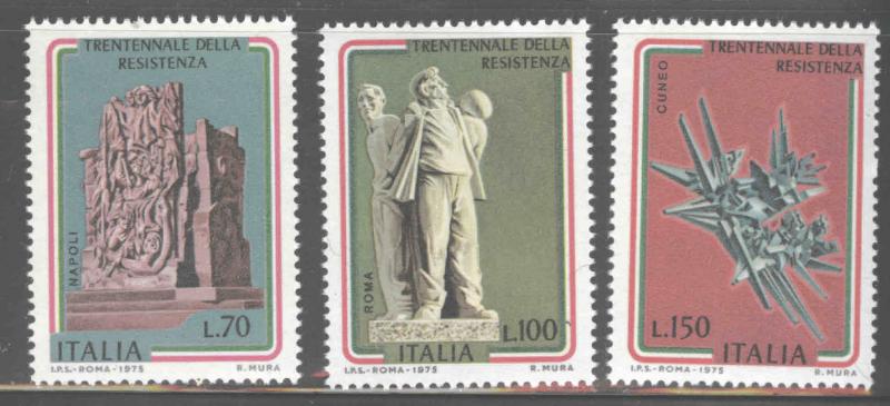 Italy Scott 1185-1187  MNH** 1975 set