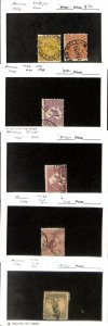 Australia Postage Stamp, #118, 120, 122, 125, 139, 141 Used, 1932-35 (AC)