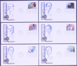 #3339-44 Hollywood Composers Artmaster FDC Set