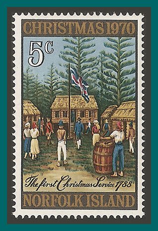 Norfolk Island 1970 Christmas, MNH  #143,SG120