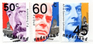 NETHERLANDS 594-6 MH SCV $1.40 BIN $.85 POLITICIANS