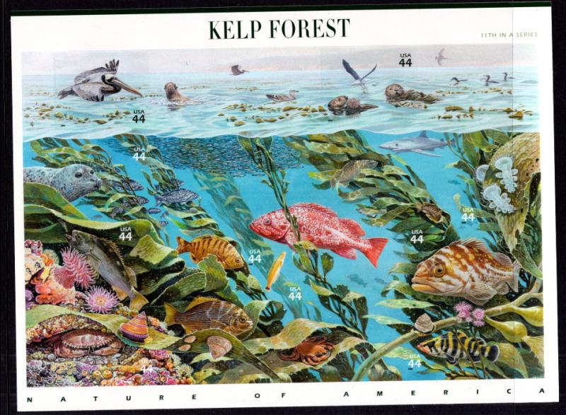 US 4423 Kelp Forest Souvenir Sheet MNH VF