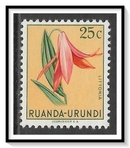 Ruanda-Urundi #117 Flowers NG