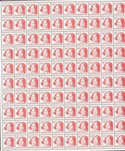 US Stamp - 1987 Author & Poet Julia Ward Howe - 100 Stamp Sheet - Scott #2176