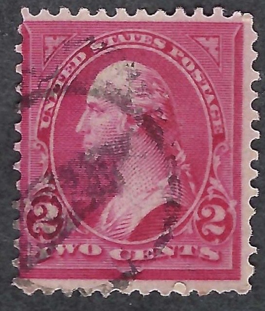 United States #267 2¢ George Washington (1895). Type III. Carmine. Used.