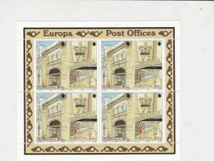 Gibraltar Europa 1990 Mint Never Hinged Stamps Sheet ref R17732