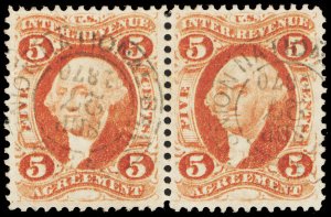 U.S. REV. FIRST ISSUE R23d  Used (ID # 118508)