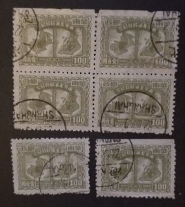 East CHINA Liberation Area Used Stamp Lot T3366