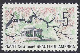 #1318 5c Beautification of America 1966 Mint NH