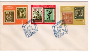 Paraguay 1968 Sc 1092-4 FDC