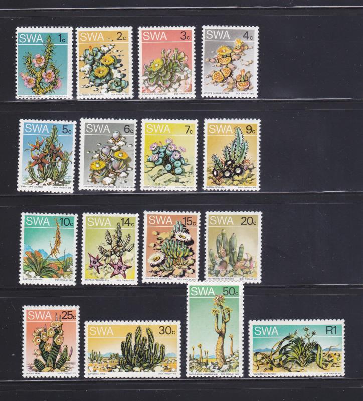 South West Africa 343-358 Set MNH Flowers