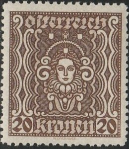 Austria, #288a Mint Hinged From 1922-24