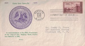 1946 FDC, #944, 3c Kearny Expedition, Grandy