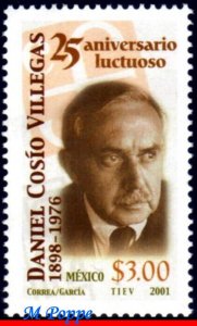 2236 MEXICO 2001 DANIEL COSIO VILLEGAS, HISTORIAN, MI# 2931, MNH