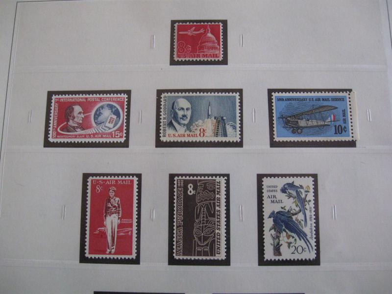 USA Nearly Complete Airmail Collection WITH ZEPPS - Mint & Hinged