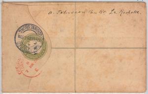 SOUTH AFRICA  -  POSTAL HISTORY - POSTAL STATIONERY COVER to ARGENTINA 1903