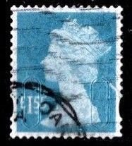 Great Britain - #MH474 Machin Queen Elizabeth II (Off Paper) - Used