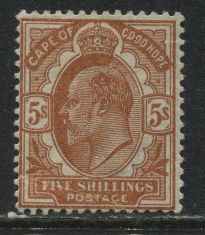 Cape of Good Hope KEVII 1902 5/ orange mint o.g.