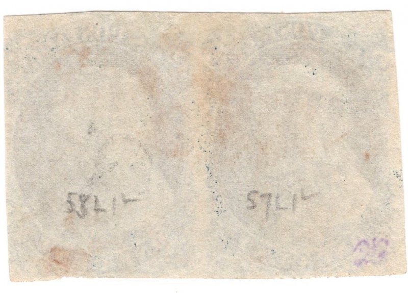 Scott #9 F/VF used pair.