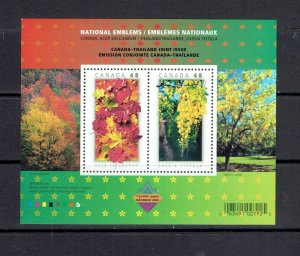 CANADA - 2003 NATIONAL EMBLEMS SOUVENIR SHEET - SCOTT 2001b - MNH