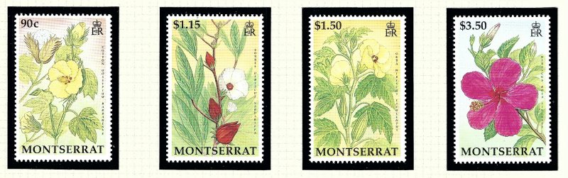 Montserrat 840-43 MNH 1994 Flowers                  (KA)