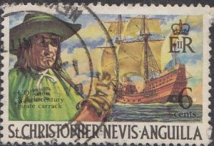 St. Christopher  Nevis Anguilla  #212 USED