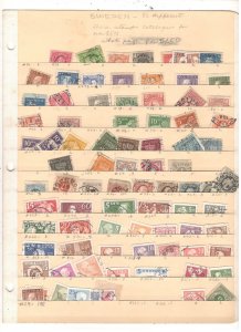 SWEDEN COLLECTION ON STOCK SHEET MINT/USED