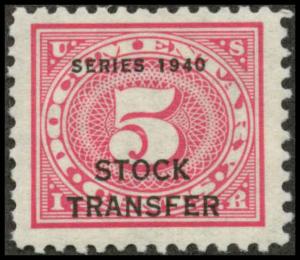 RD46 Mint VF NH Stock Transfer