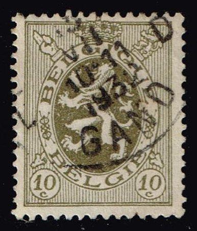 Belgium #202 Heraldic Lion; Used (0.25)
