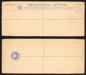 Zanzibar 2a Registered envelope