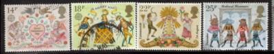 Great Britain Sc 933-6 1981 Europa Valentine stamps used