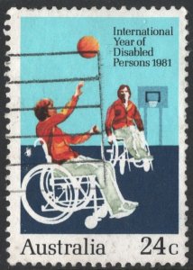 Australia SC#810 24¢ International Year of Disabled Persons (1981) Used