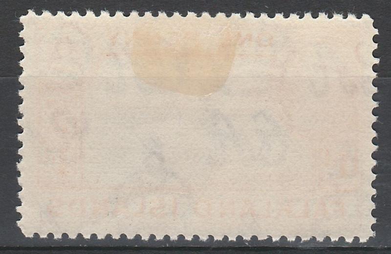 FALKLAND ISLANDS 1938 KGVI SWAN 1D