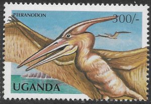 Uganda Scott 1541 MNH 300/- Pteranodon Dinosaur Issue of 1998