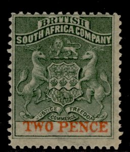 RHODESIA QV SG20, 2d deep dull-green and vermillion, M MINT. Cat £28.