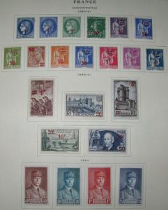 FRANCE COLLECTION 1849 – 1972 Scott Specialty album, mostly mint Scott $10,707.