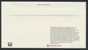 Australia PrePaid Envelope 1983  XXII World Veterinary Congress  Perth