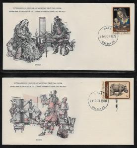 Maldives 766-71 Durer Paintings Unaddressed FDC