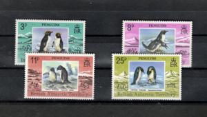 1979 British Antarctic Territory SC 72-75 PENGUINS MNH stamps