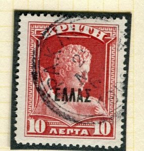 CRETE; CANDIA POSTMARK 1908 Type 2, on fine used 10l. value