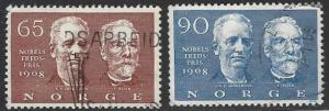 Norway #521-522 Used Full Set of 2