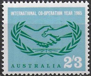 1965 Australia International Co-operation Year 1v. MNH SG n. 380