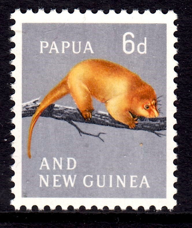 Papua New Guinea 1963 Golden Opossoum 6d Mint MNH SC 156