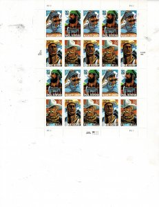 Folk Heroes 32c US Postage Sheet #3083-86 VF MNH